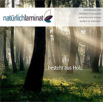 Laminat - nat&uuml;rlich aus Holz hergestellt